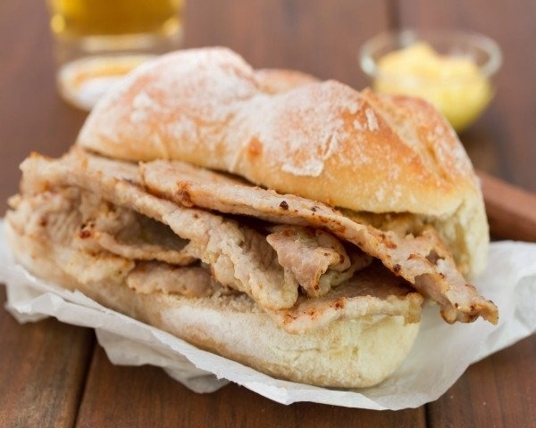 Bifanas - The Most Popular Sandwich in Portugal.