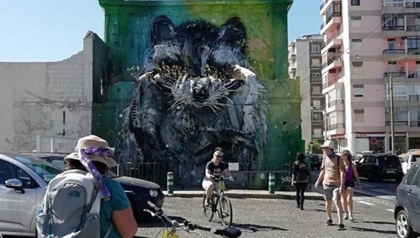 Street Art at Free Bike Tours Lisbon